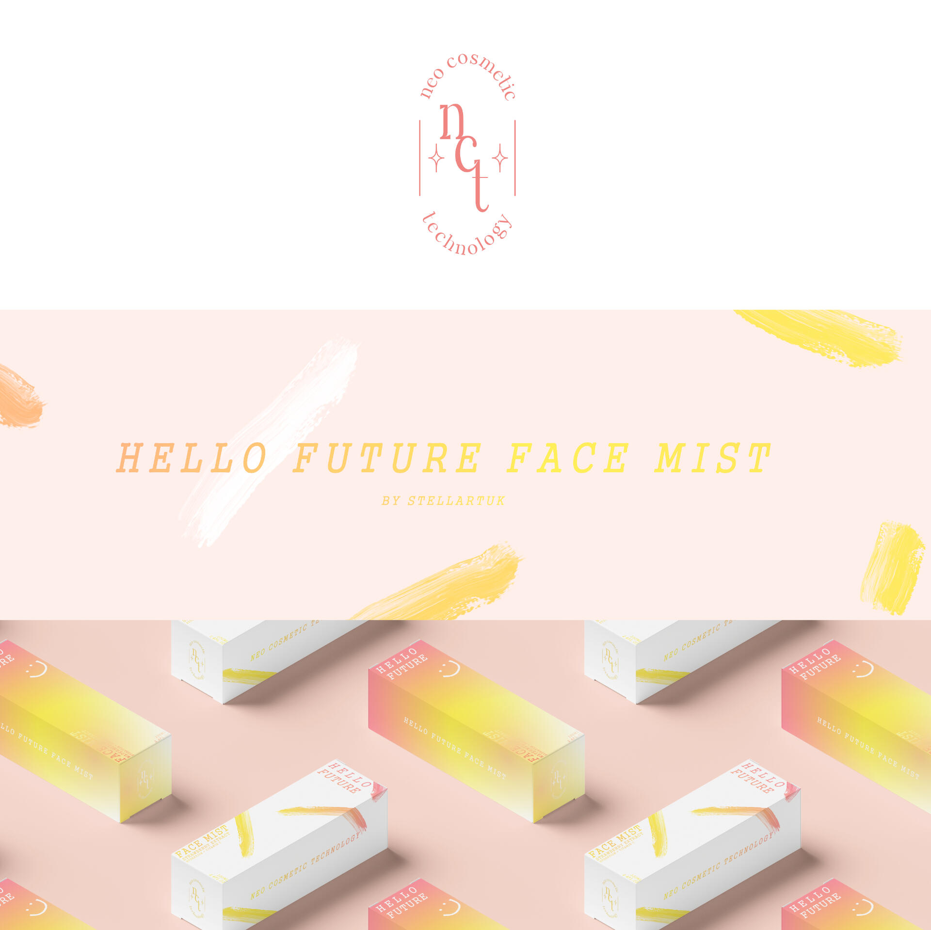 NCT inspired cosmetic brand concept series